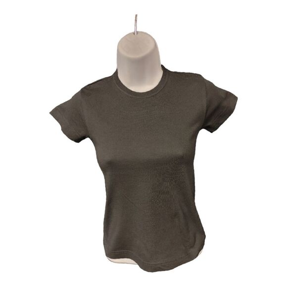 GIRLS BLACK SHORT SLEEVE T SHIRT - Picture 1 of 4